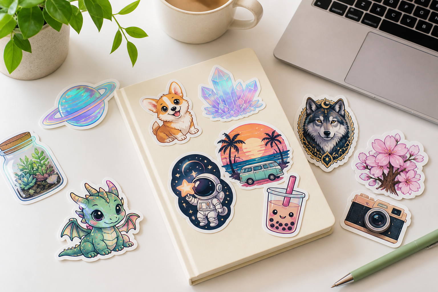 5 Must-Try AI Prompts for Designing Stunning Stickers