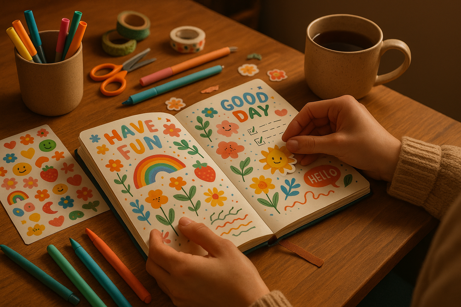 How can DIY creativity let stickers tell your story?