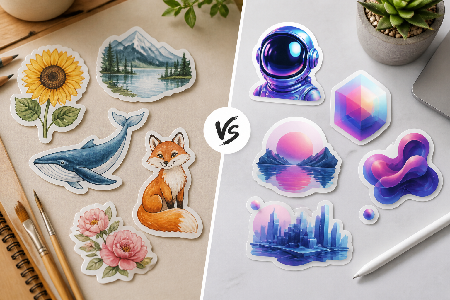 Are AI-Generated Stickers Worth It? Pros and Cons of AI Design