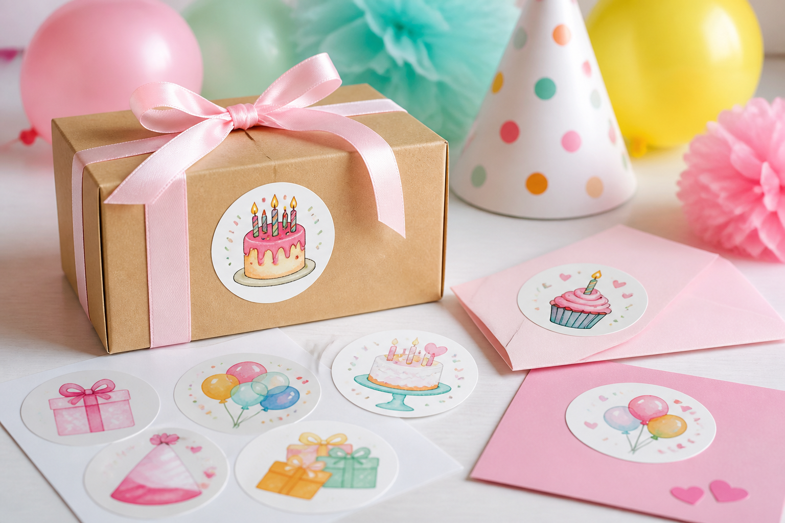 Celebrate in Style with Personalized Birthday Stickers