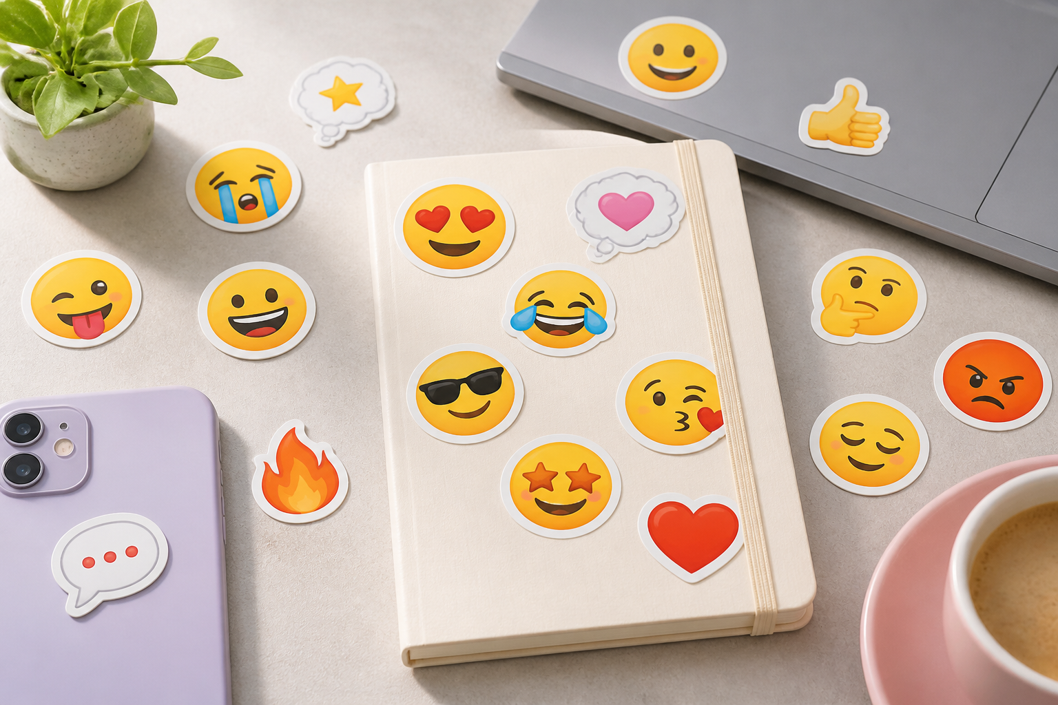 Emoji Stickers: Trendy Expressions for Every Mood