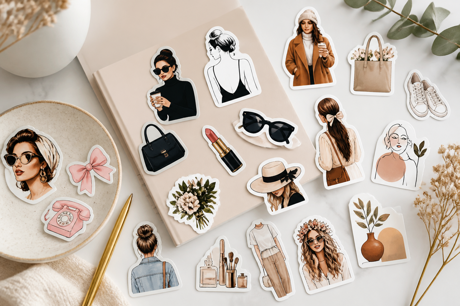Explore Icon Fashionista Stickers: Categories and the Latest Trends