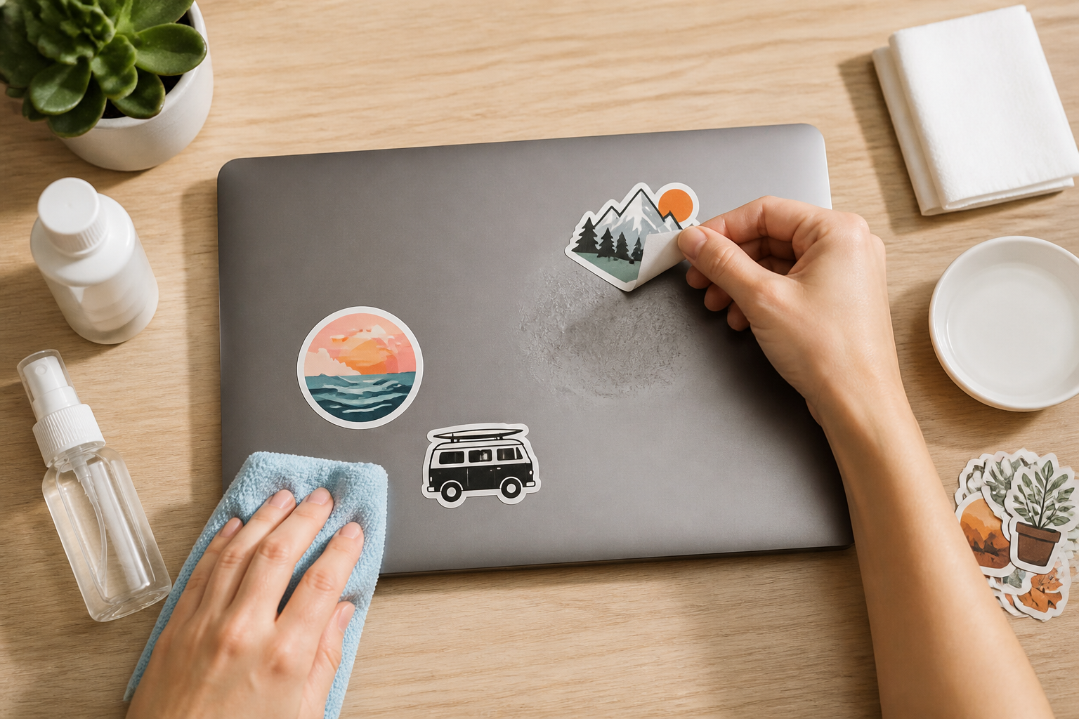 How to Remove Stickers from Your Laptop Without Sticky Residue