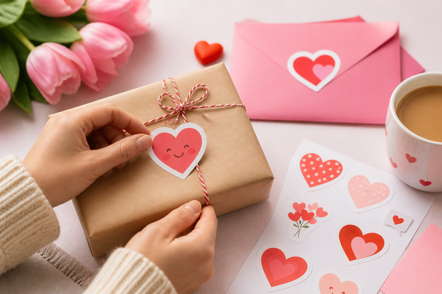 How to Use Valentine Stickers to Show Your Love