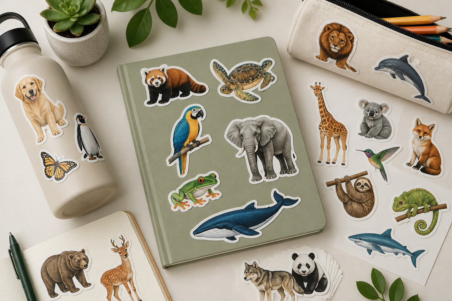 Inspiring Animal Stickers for Kids, Enthusiasts, and Organizers