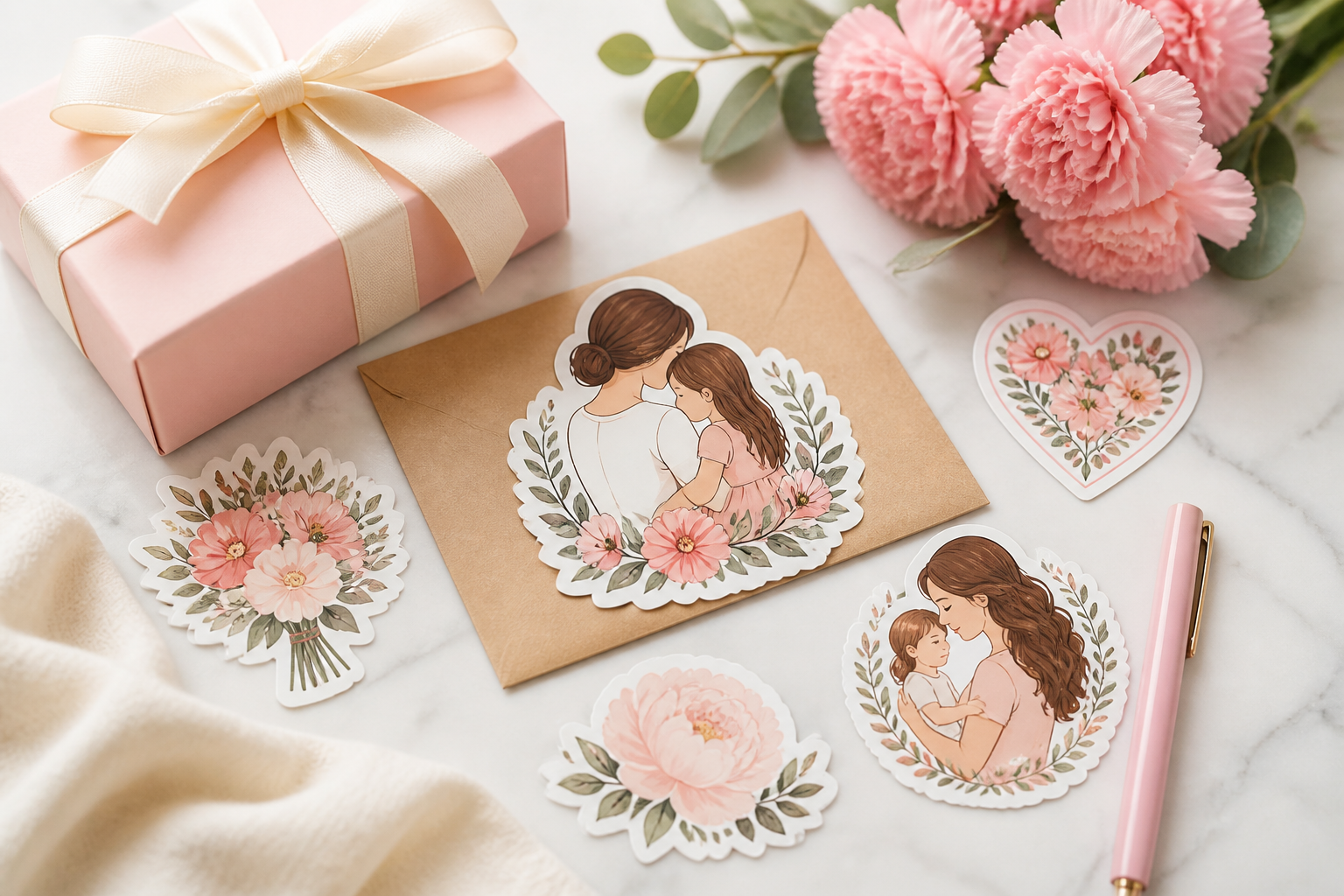 Looking for Unique Gifts for Mom? Try Custom Mother's Day Stickers!