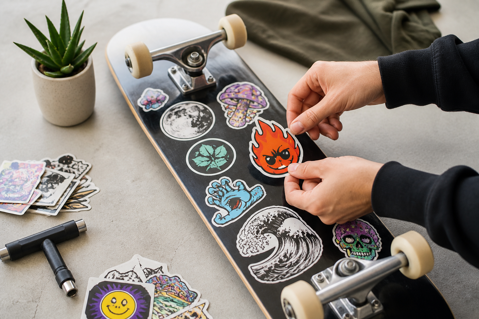 Skateboard Stickers: Style and Creativity Made Easy