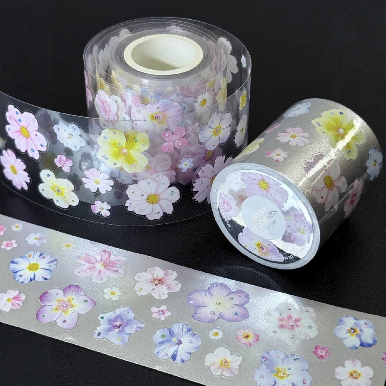 Holographic Floral Sticker Roll
