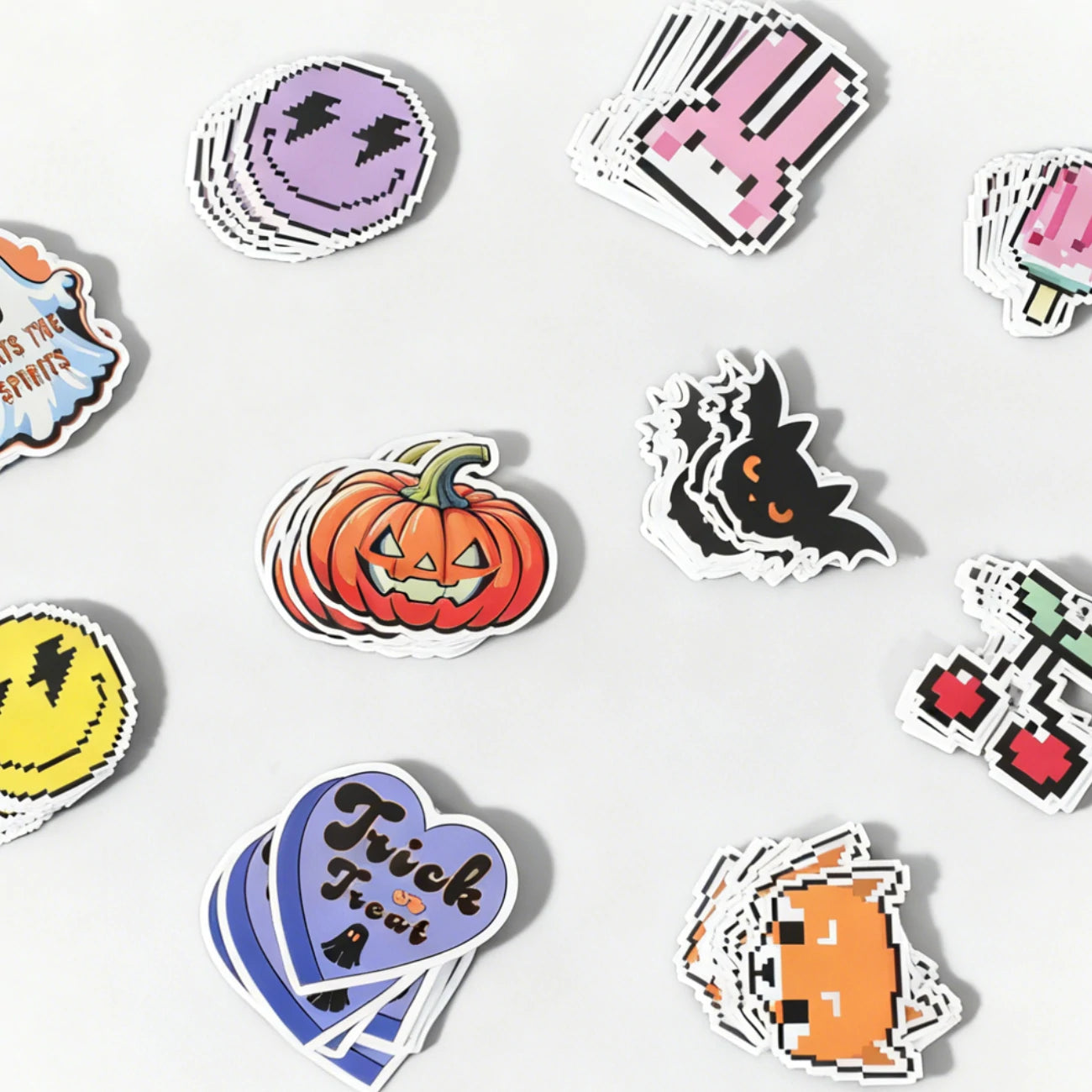 100 2" Gloss Custom Vinyl Stickers