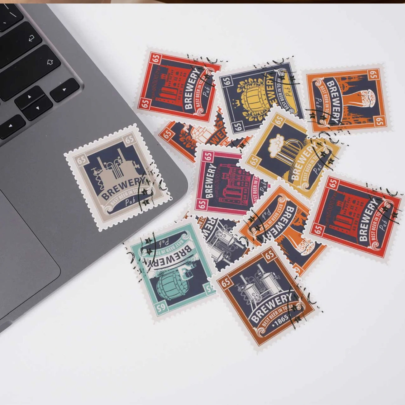 100 3" Gloss Custom Vinyl Stickers