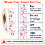 1000 2" Gloss Custom Vinyl Roll Labels – product image 4