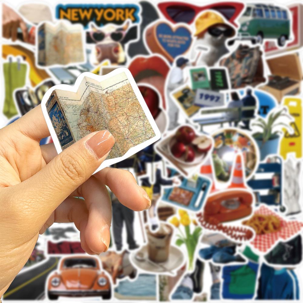Vintage Aesthetic Sticker Pack – 63 Pcs