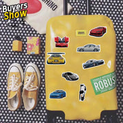 Sports Car Stickers, 50 or 100-Piece Waterproof Vinyl Decal  - 5