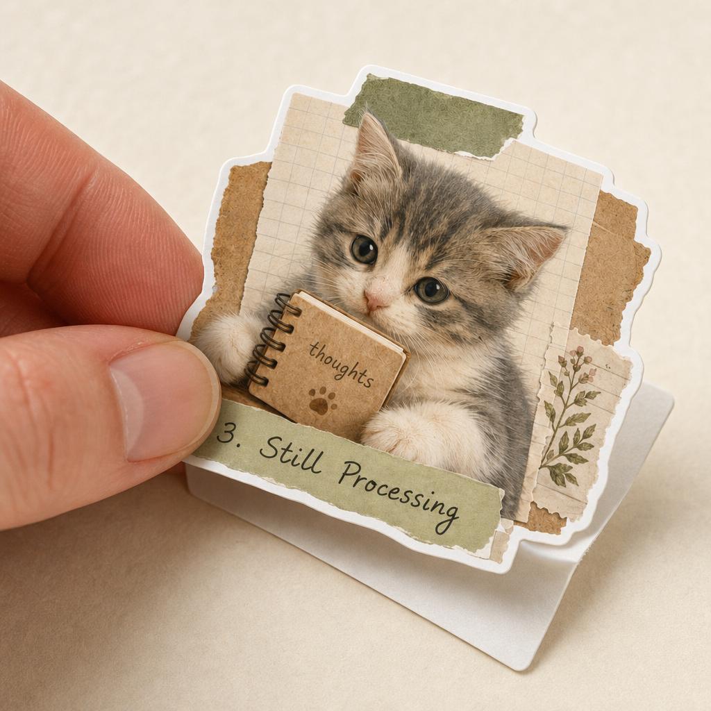Vintage Animal Scrapbook Stickers