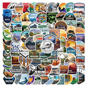 100-Piece US National Park Stickers, Waterproof Travel Vinyl - 5