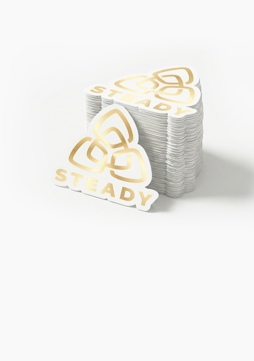 Gold Metallic Stickers