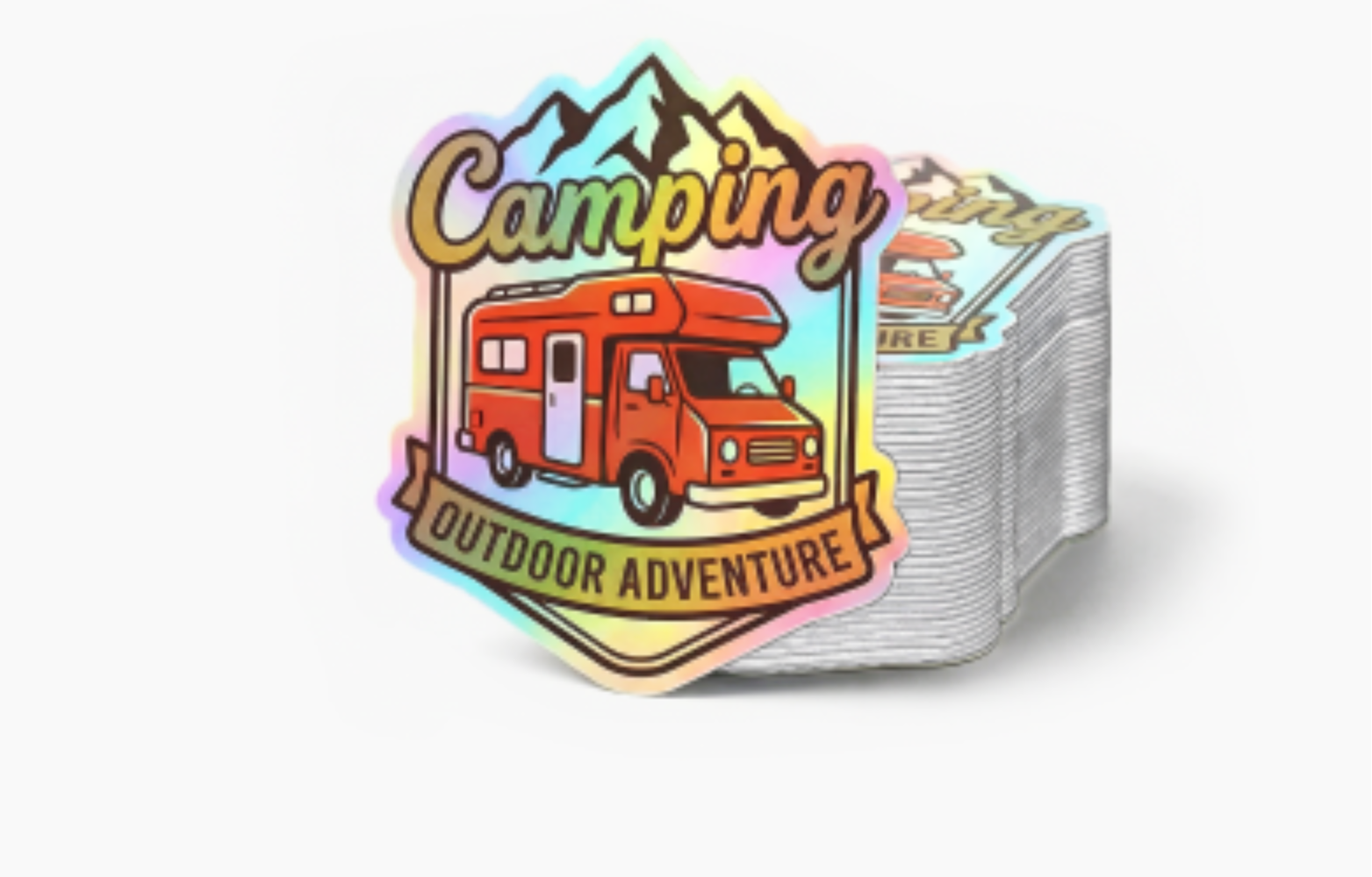  Iridescent Holographic Stickers 