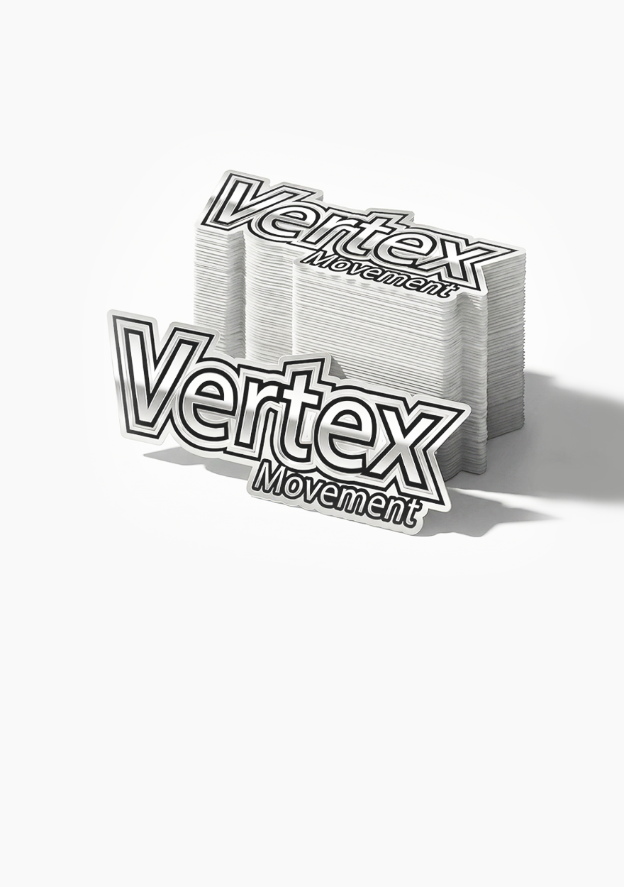 Silver Metallic Stickers