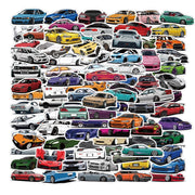 Sports Car Stickers, 50 or 100-Piece Waterproof Vinyl Decal  - 2
