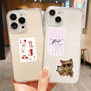 100-Piece Downtown Girl Y2K Stickers, Waterproof Aesthetic V - 5