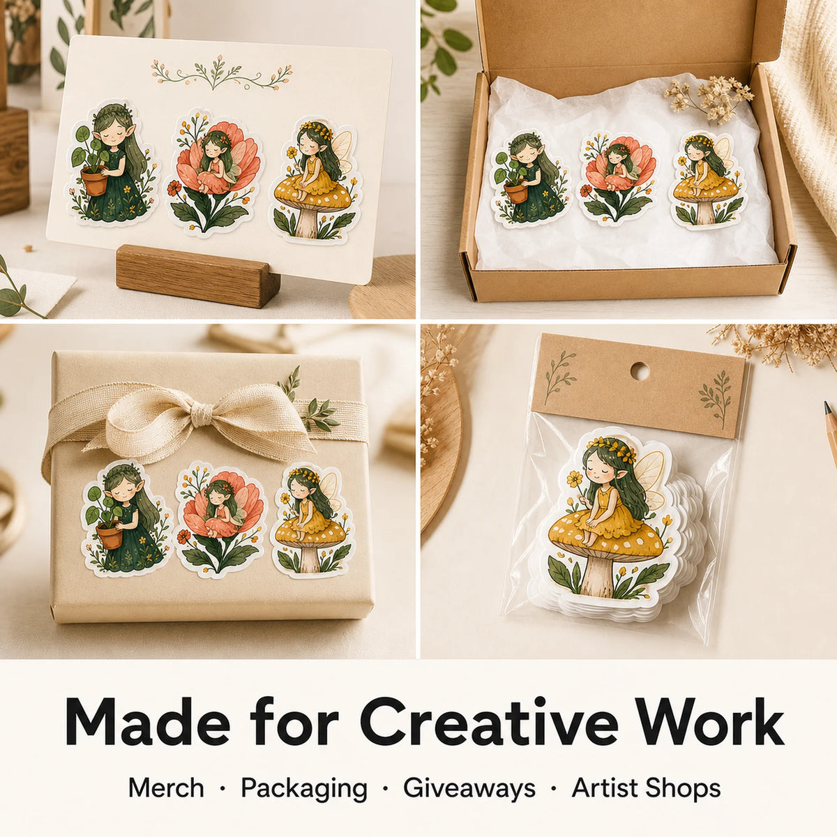 Artist & Illustrator Stickers — use-case examples