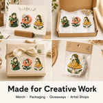 Artist & Illustrator Stickers — use-case examples