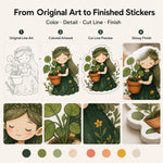 Artist & Illustrator Stickers — product-specific guidance