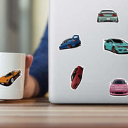 Sports Car Stickers, 50 or 100-Piece Waterproof Vinyl Decal  - 6