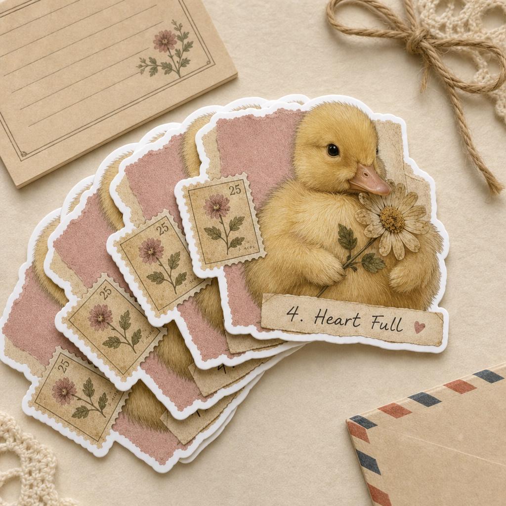 Vintage Animal Scrapbook Stickers