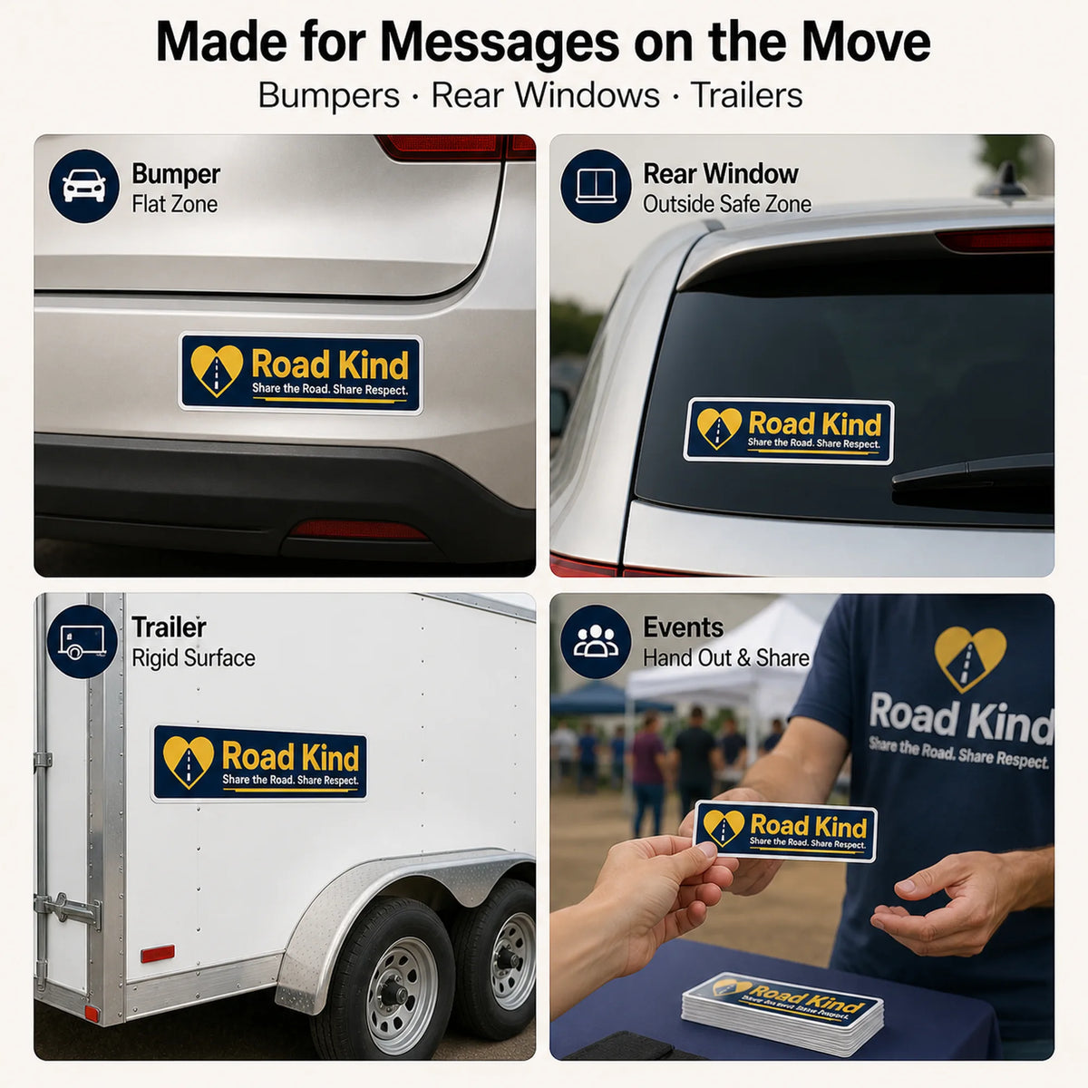 Bumper Stickers — use-case examples