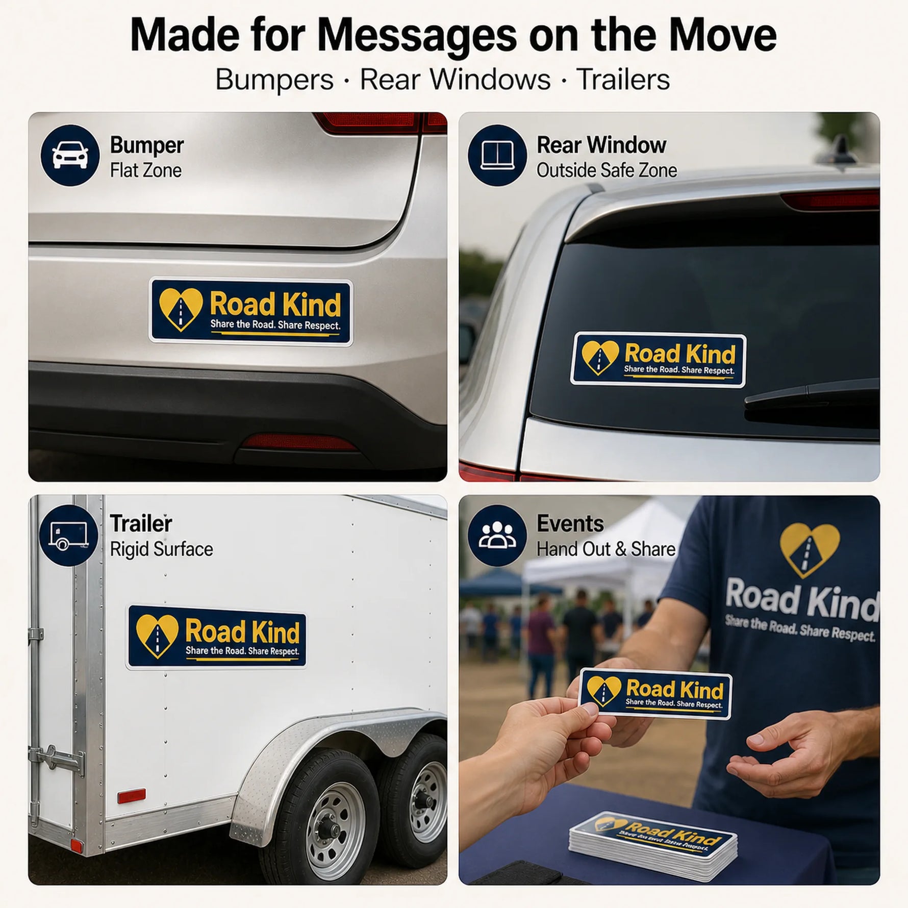 Bumper Stickers — use-case examples