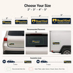 Bumper Stickers — size guide
