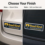 Bumper Stickers — gloss and matte finish comparison
