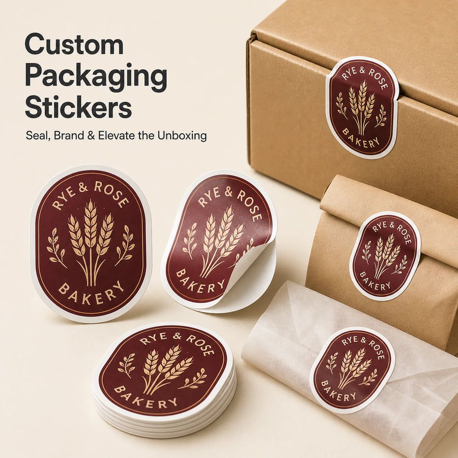 Custom Box & Packaging Stickers — main product image