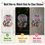 Best surfaces and watch-outs for custom clear stickers