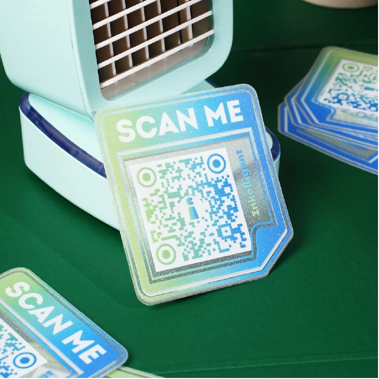 Custom Glitter Holographic Stickers – Sparkle with Impact