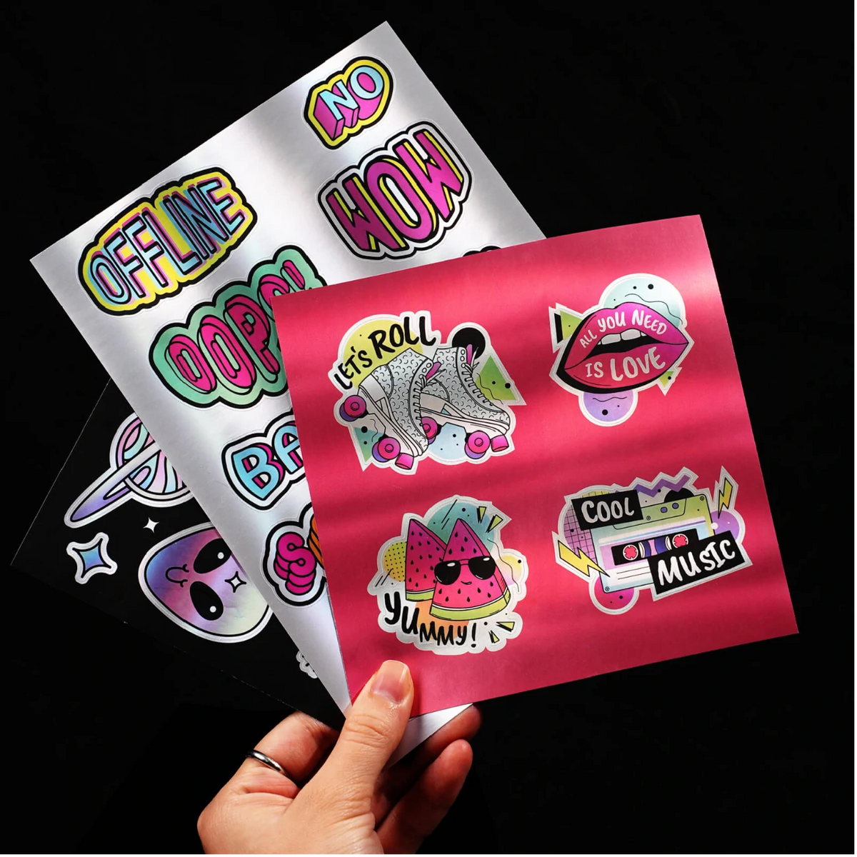 Multiple Design Sticker Printing Custom Sticker Sheets | Multiple Designs on One Sheet Printing ...