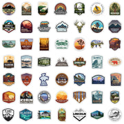 100-Piece US National Park Stickers, Waterproof Travel Vinyl - 4