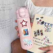 100-Piece Downtown Girl Y2K Stickers, Waterproof Aesthetic V - 6