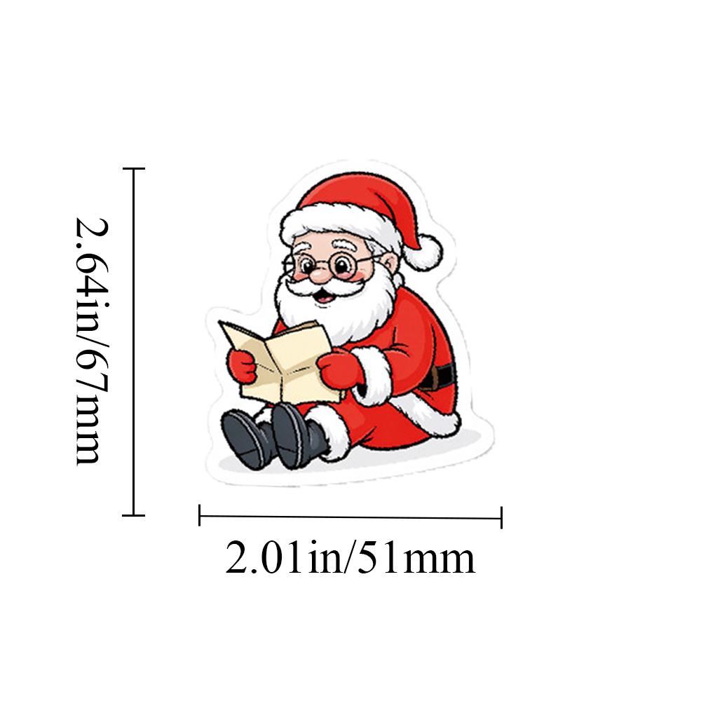 Festive Holographic Vinyl Stickers (50/100PCS)