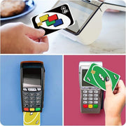 Funny Reverse Credit Card Stickers, 5-Piece Waterproof Full- - 3