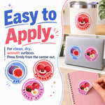 How to apply a glitter sticker on clean, smooth surfaces