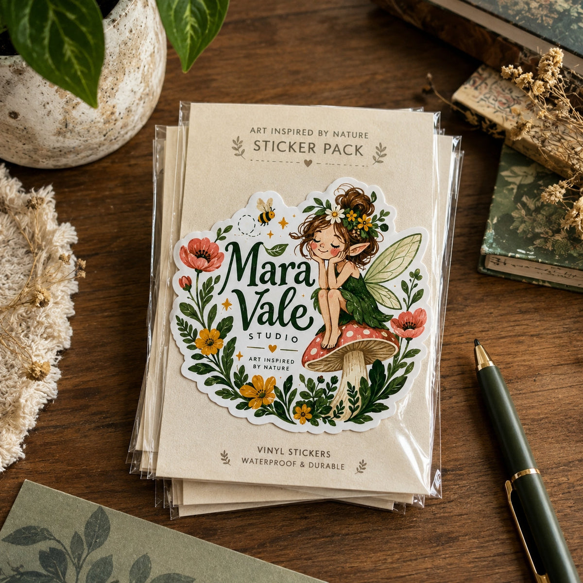 Artist & Illustrator Stickers - lifestyle example 2
