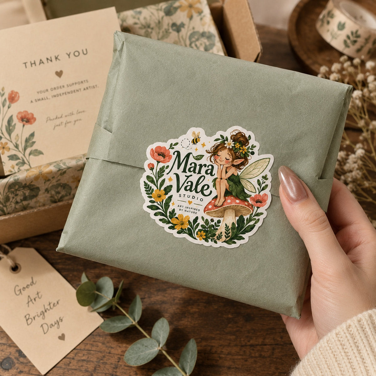 Artist & Illustrator Stickers - lifestyle example 3