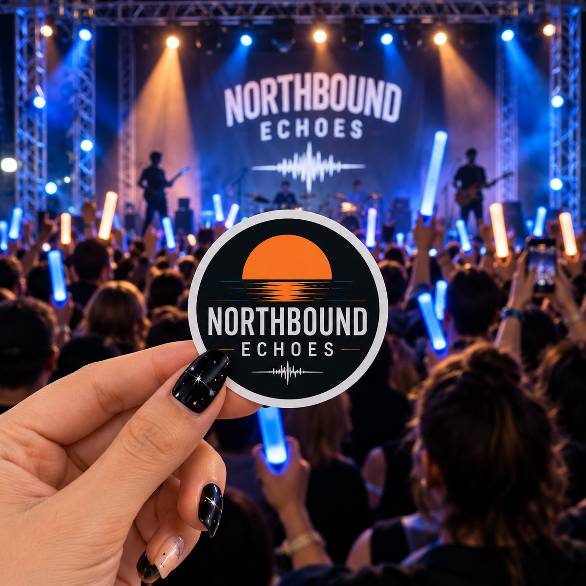 Band Stickers - lifestyle example 3