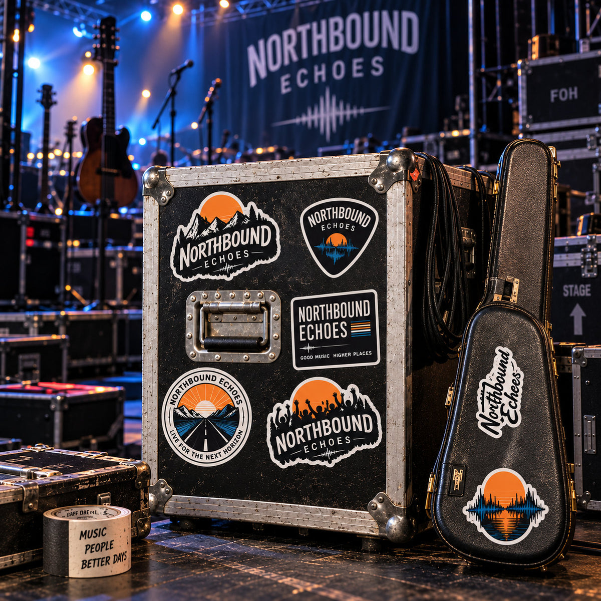 Band Stickers - lifestyle example 4
