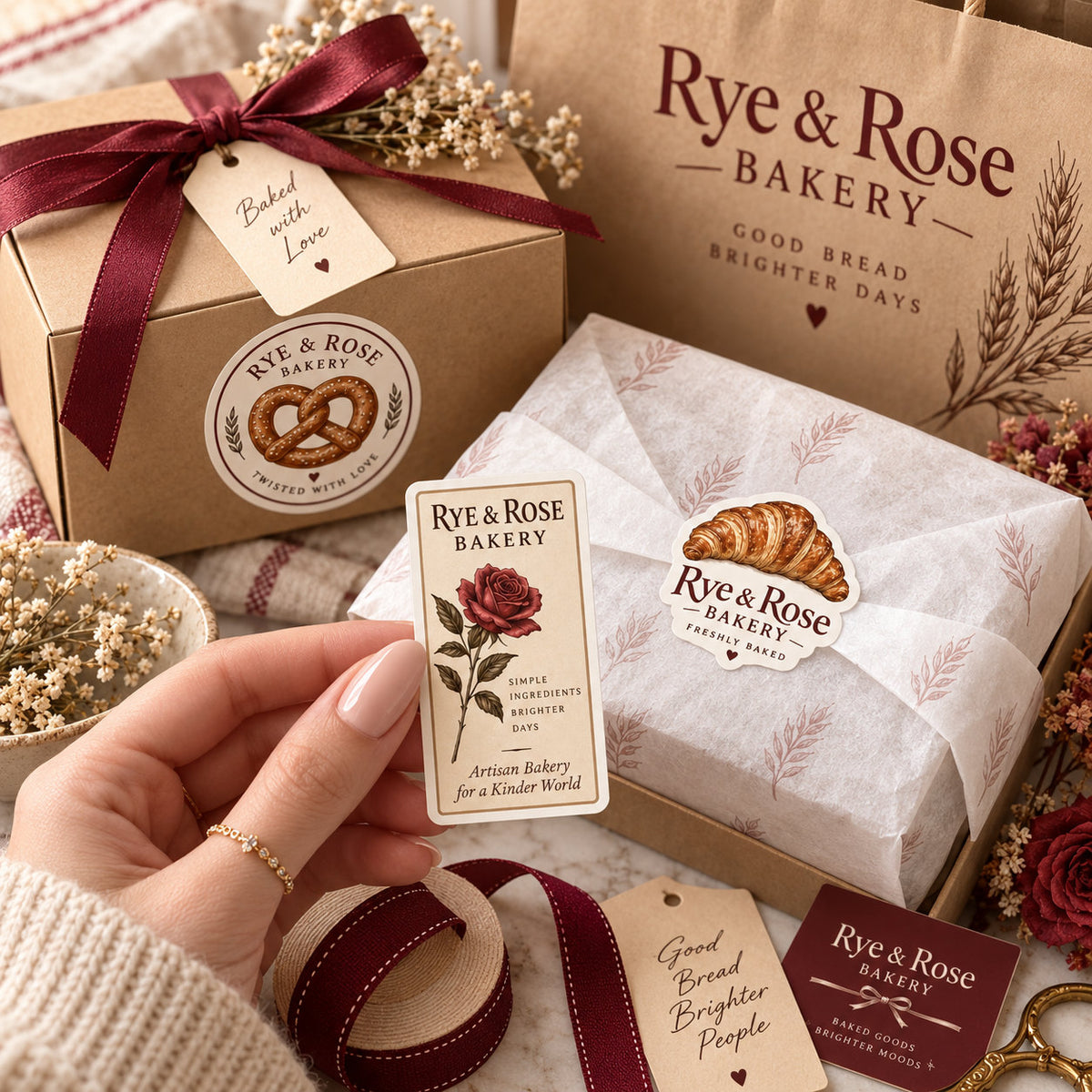 Custom Box & Packaging Stickers - lifestyle example 3