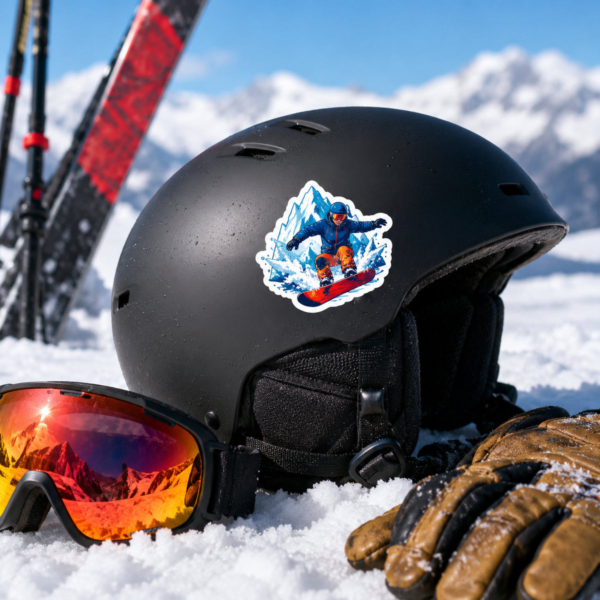 Helmet Stickers - main lifestyle image