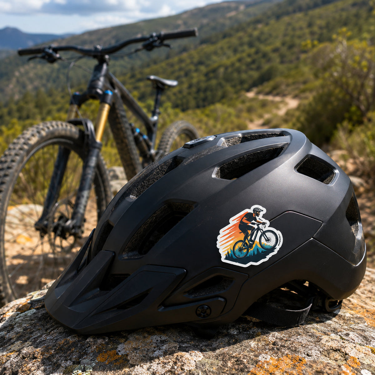 Helmet Stickers - lifestyle example 2