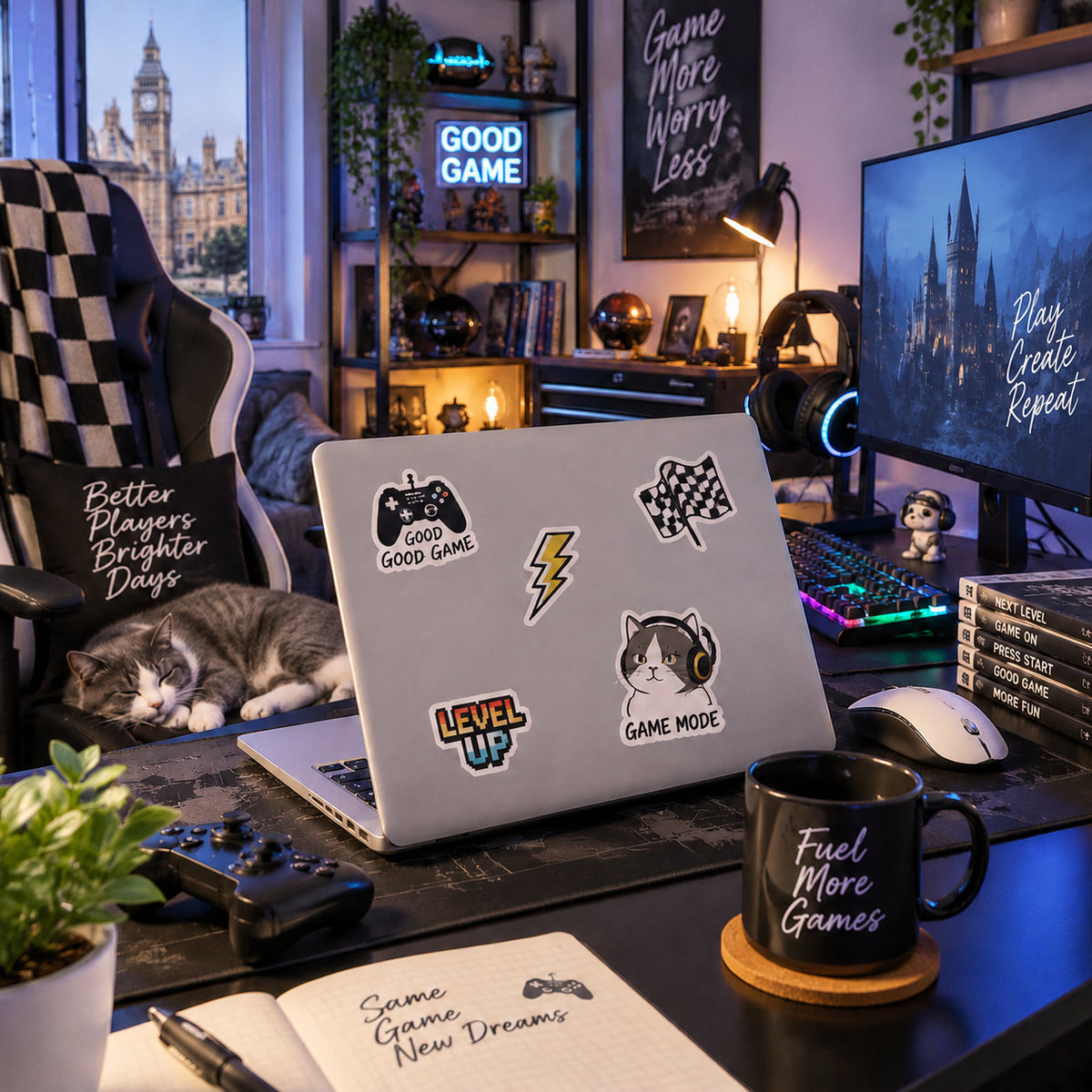 Laptop Stickers - lifestyle example 3
